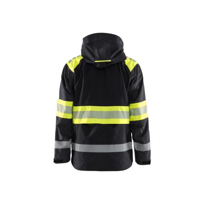 Blåkläder 4420 high vis skaljakke, sort/hi-vis gul