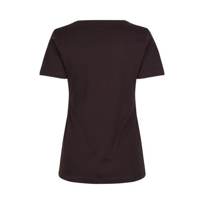ID 0508 Interlock T-shirt, dame, mørk bordeaux