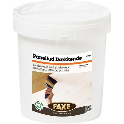 FAXE Panellud, hvid, dækkende - 4 liter