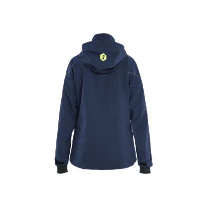 Blåkläder 4403 dame skaljakke 4-vejs stretch, mørk marineblå/hi-vis gul