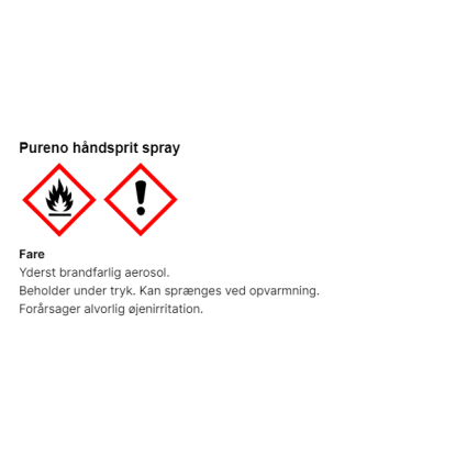 Pureno Håndsprit Spray CL-155 - 400 ml