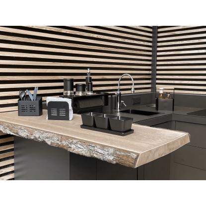 WENKO Kitchen Baco servietholder, 15 x 12,5 x 4 cm