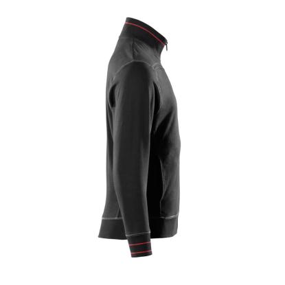 MASCOT FRONTLINE Chania sweatshirt med lynlås, sort