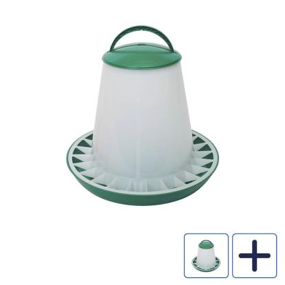 RYOM fodertårn med låg, grøn plast