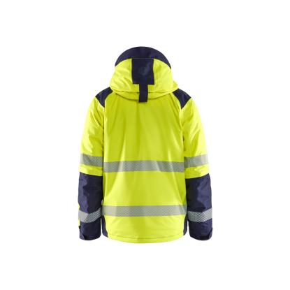 Blåkläder 4455 high vis vinterjakke, hi-vis gul/marineblå