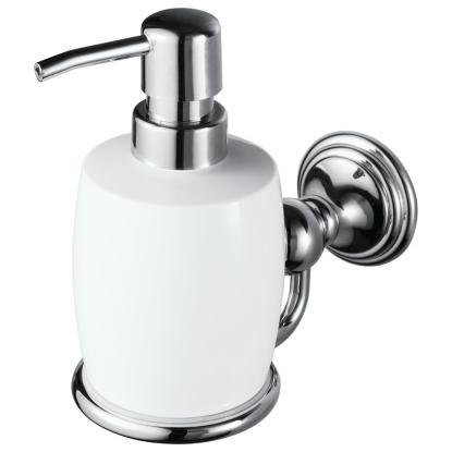Haceka Allure sæbedispenser, krom/hvid