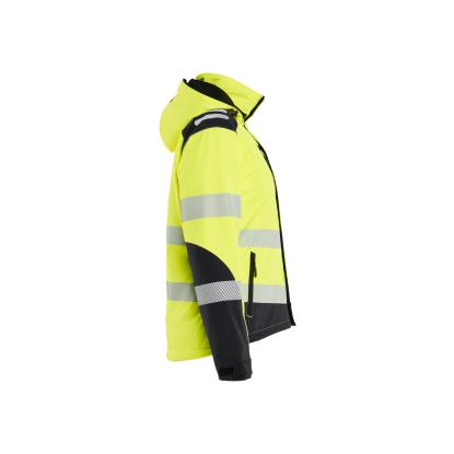 Blåkläder 4401 dame high vis letforet vinter softshelljakke, hi-vis gul/sort