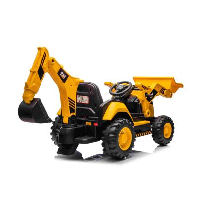 NORDIC PLAY Caterpillar el-rendegraver, 2 x 10,8 V batteri, gul