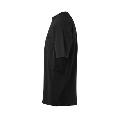 ID T-TIME® 0550 T-shirt med brystlomme, sort