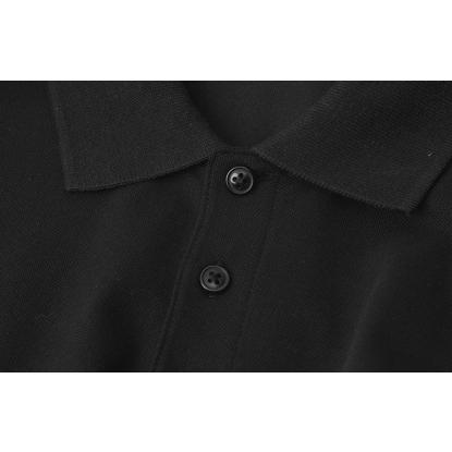 ID 0586 poloshirt, økologisk, sort