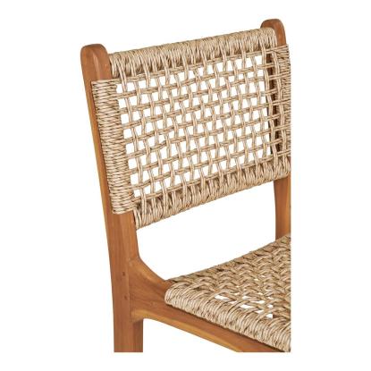 Derby counterstol, teak/polyrattan, natur, 45 x 50 x 94 cm