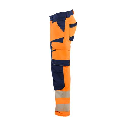 Blåkläder 1124 high vis buks 4-vejs stretch, hi-vis orange/marineblå