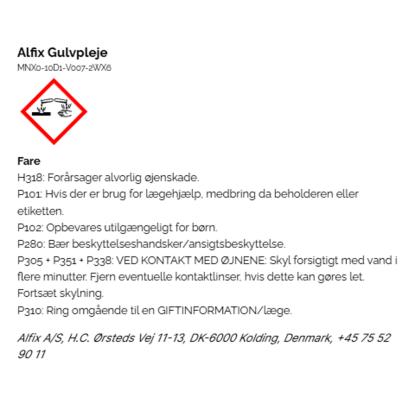 Alfix gulvpleje - 1 liter
