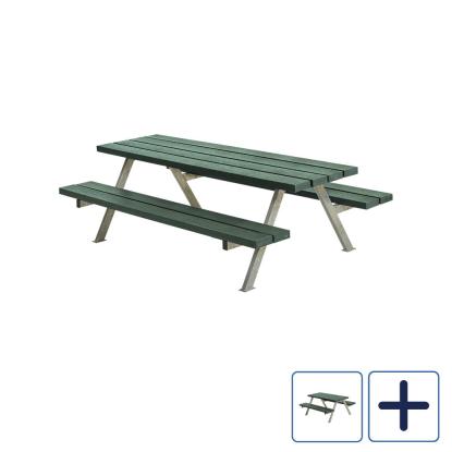 PLUS Alpha Junior bord/bænkesæt ReTex, grøn