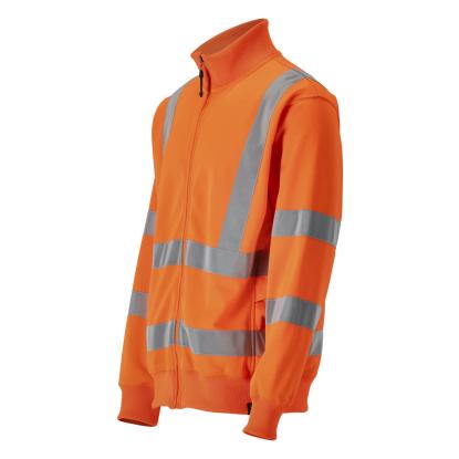 MASCOT SAFE CLASSIC Maringa sweatshirts med lynlås, hi-vis orange