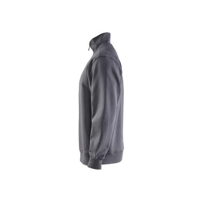 Blåkläder 3365 sweatshirt half-zip, grå