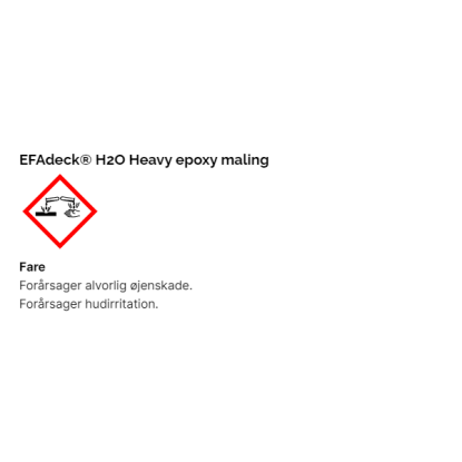 EFAdeck ® H2O heavy, hvid, med hærder