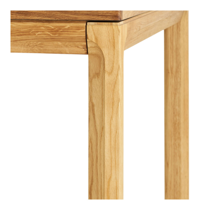 Bowen spisebord med to tillægsplader, eg/egefiner, 100 x 220-320 cm