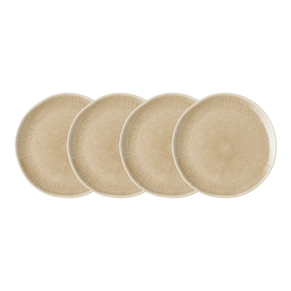 Viola middagstallerken, stentøj, beige - 4 stk.
