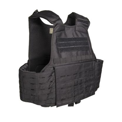 Mil-Tec Laser Cut Plate Carrier vest, sort 