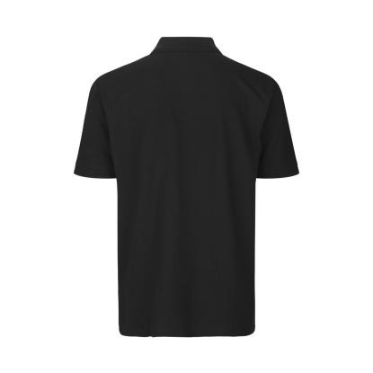 ID PRO Wear 0330 poloshirt med trykknap, sort