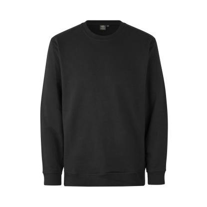 ID PRO Wear CARE 0380 sweatshirt, ubørstet, sort