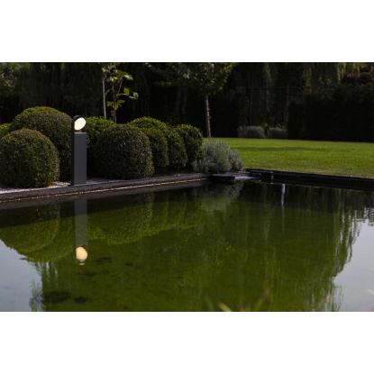 LUTEC FELE udendørs LED bedlampe, 1 lyskilde, H70 cm, IP54, mørk grå