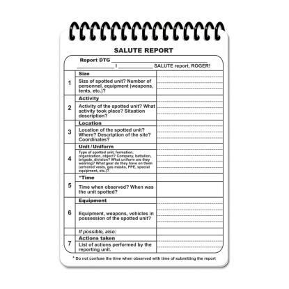 M-TAC Ecopybook All-Wheather notesbog, fireteam squad