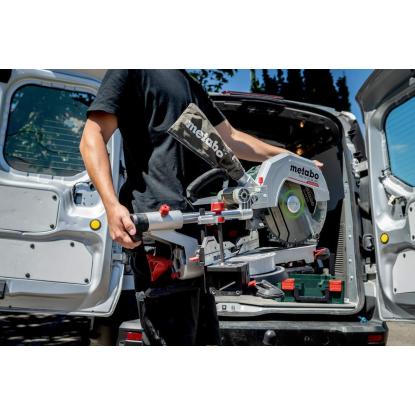 Metabo KGS 18 LTX BL 305 kap-/geringssav, 18V, med 2 x 8,0 Ah batteri og lader