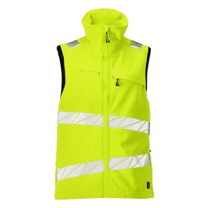 MASCOT ACCELERATE SAFE softshell vest, hi-vis gul