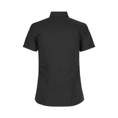 Seven Seas S721 Fine Twill skjorte med korte ærmer, modern, dame, sort