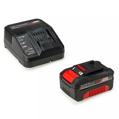 Einhell Power X-Change startsæt med 18V hurtiglader og 4,0 Ah batteri Einhell Power X-Change startsæt med 18V hurtiglader og 4,0 Ah batteri