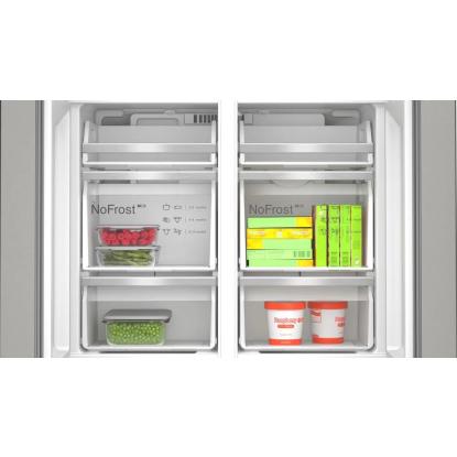 Bosch KFI96APEA fritstående amerikanerkøleskab, 375 + 199 liter