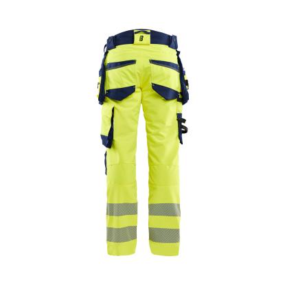 Blåkläder 1122 high vis buks 4-vejs stretch, hi-vis gul/marineblå