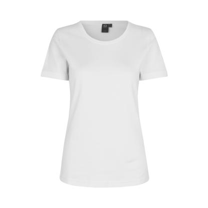 ID 0508 Interlock T-shirt, dame, hvid