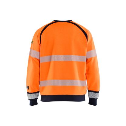 Blåkläder 3088 multinorm sweatshirt inherent, hi-vis orange/marineblå