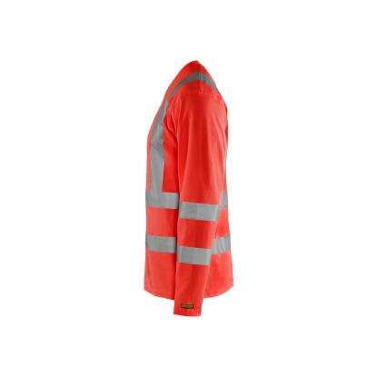 Blåkläder 3381 high vis UV t-shirt lang ærme, hi-vis rød