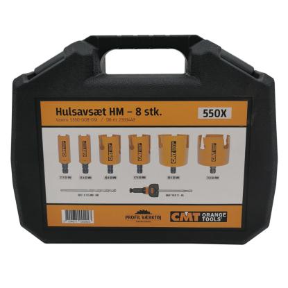 CMT hulsavsæt, HM, 550X - 8 dele