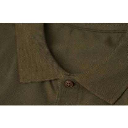 ID 0586 poloshirt, økologisk, oliven