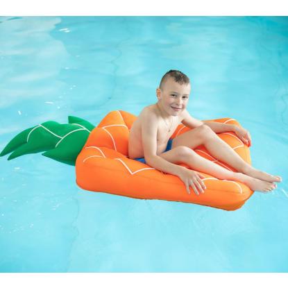 Westmann ananas badedyr, orange, 13 x 68 x 130 cm