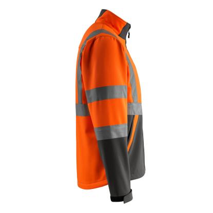 MASCOT SAFE LIGHT Kiama softshell jakke, hi-vis orange/mørk antracit