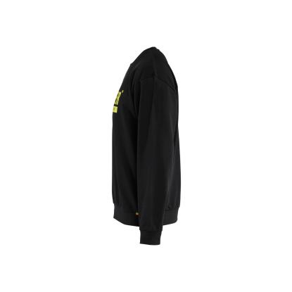 Blåkläder 3534 sweatshirt, sort/hi-vis gul