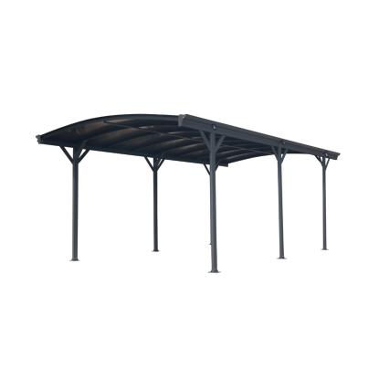 Westmann Bergen carport, buet tag, antracitgrå, 220 x 300 x 505 cm - 15 m²