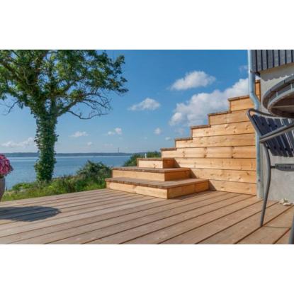 Frøslev Select terrassebræt med afrundede kanter, 32 x 150 x 4800 mm, brunimprægneret fyr