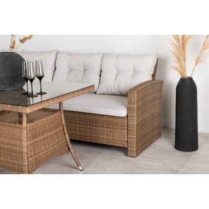Venture Design Watford hjørnesofasæt, natur/hvid