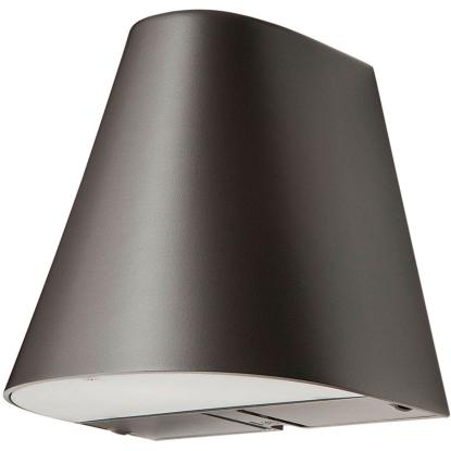 SG Armaturen Spike 1100 LED væglampe, 11W, 3000K, IP44, grafitgrå