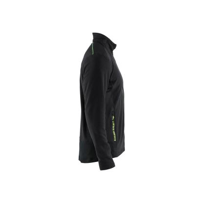 Blåkläder 4765 microfleece jakke, sort/hi-vis gul