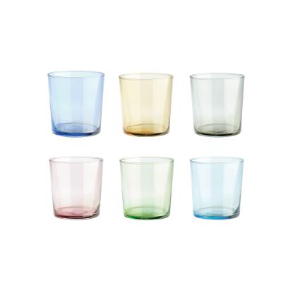 aida Café vandglas, 34,5 cl, flerfarvet - 6 stk.