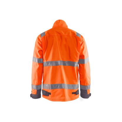 Blåkläder 4064 high vis arbejdsjakke, hi-vis orange/mellemgrå