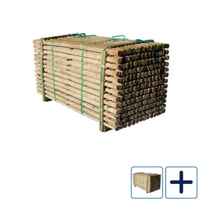 NSH trykimprægneret bom, halvskårede, Ø7 cm - 1 stk.